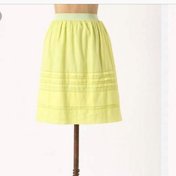 Anthropologie Dresses & Skirts - Anthropologie Maeve Tucked Tiered Skirt